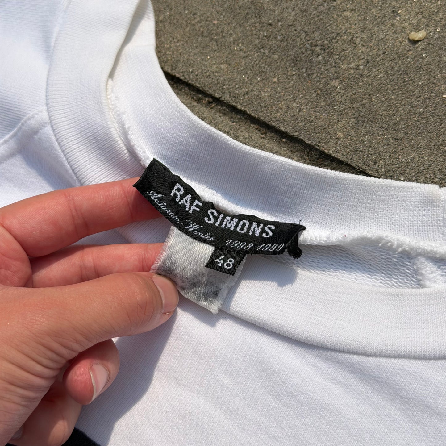 AW18 Raf Simons HMD White Longsleeve Shirt