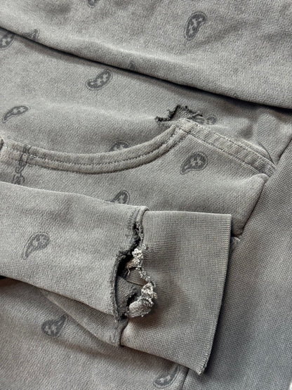 AW04 Raf Simons Charcoal Paisley