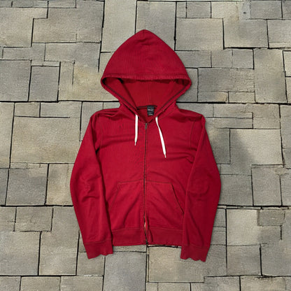 SS05 Number Nine Red “Nightcrawler” Zip Up