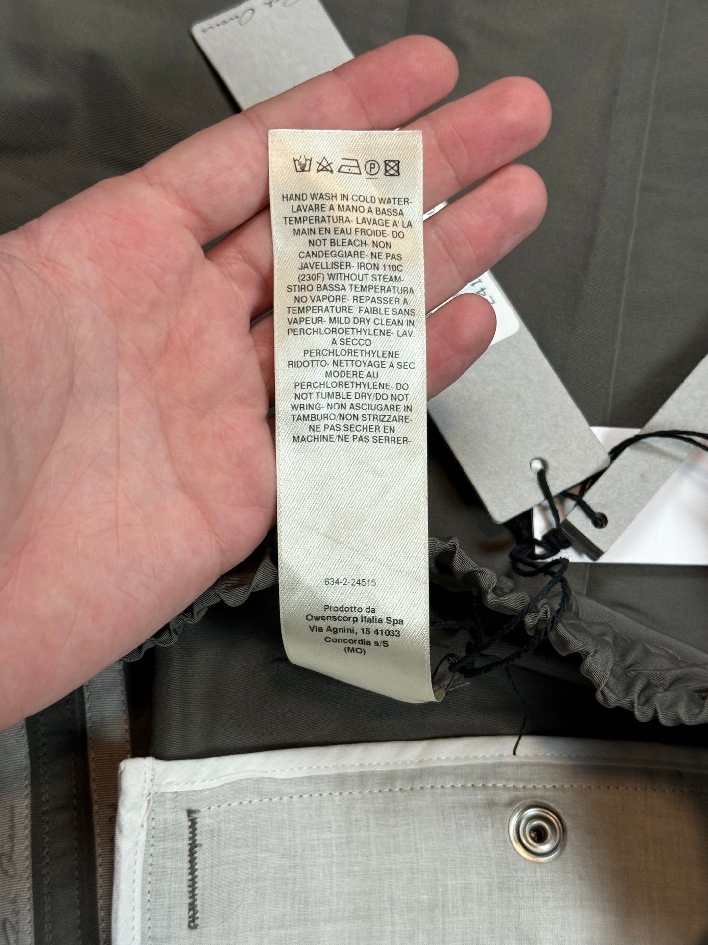 SS24 Rick Owens Double Cargo Bela