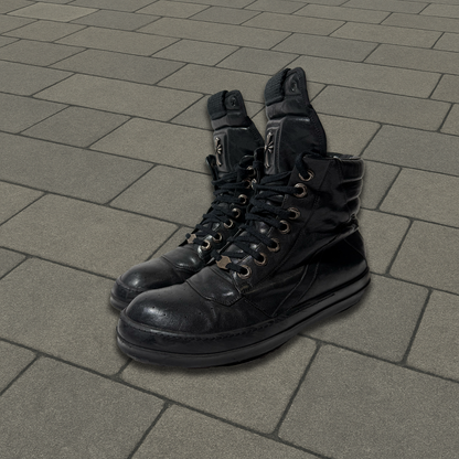 Chrome Hearts Rick Owens Black Geobasket