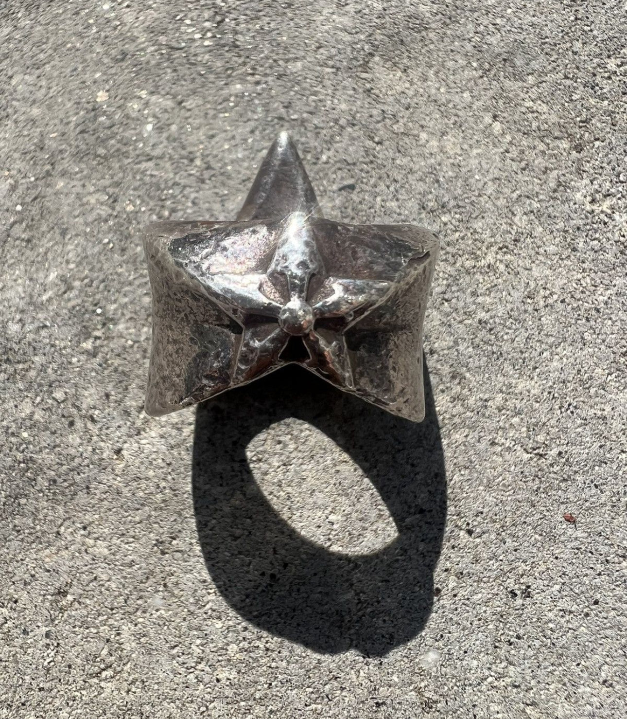 Chrome Hearts XL Star Pinky Ring