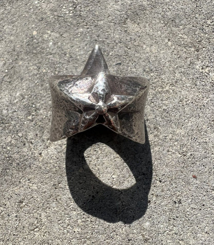 Chrome Hearts XL Star Pinky Ring