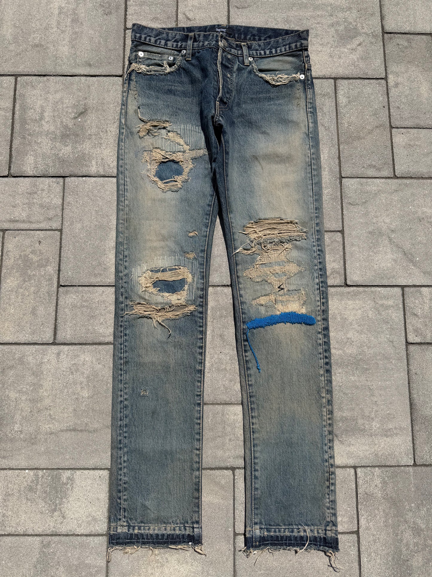 SS10 Undercover Blue Yarn 68 Denim