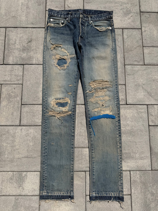 SS10 Undercover Blue Yarn 68 Denim