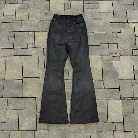 Rick Owens Waxed Bolan Denim