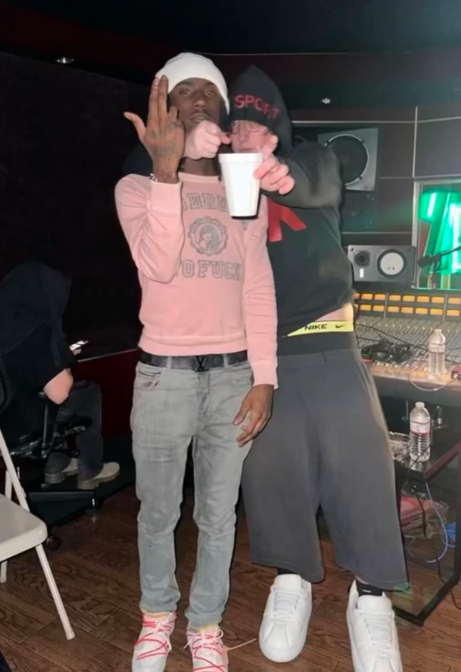 Hysteric Glamour Pink Too Drunk To Fuck Crewneck