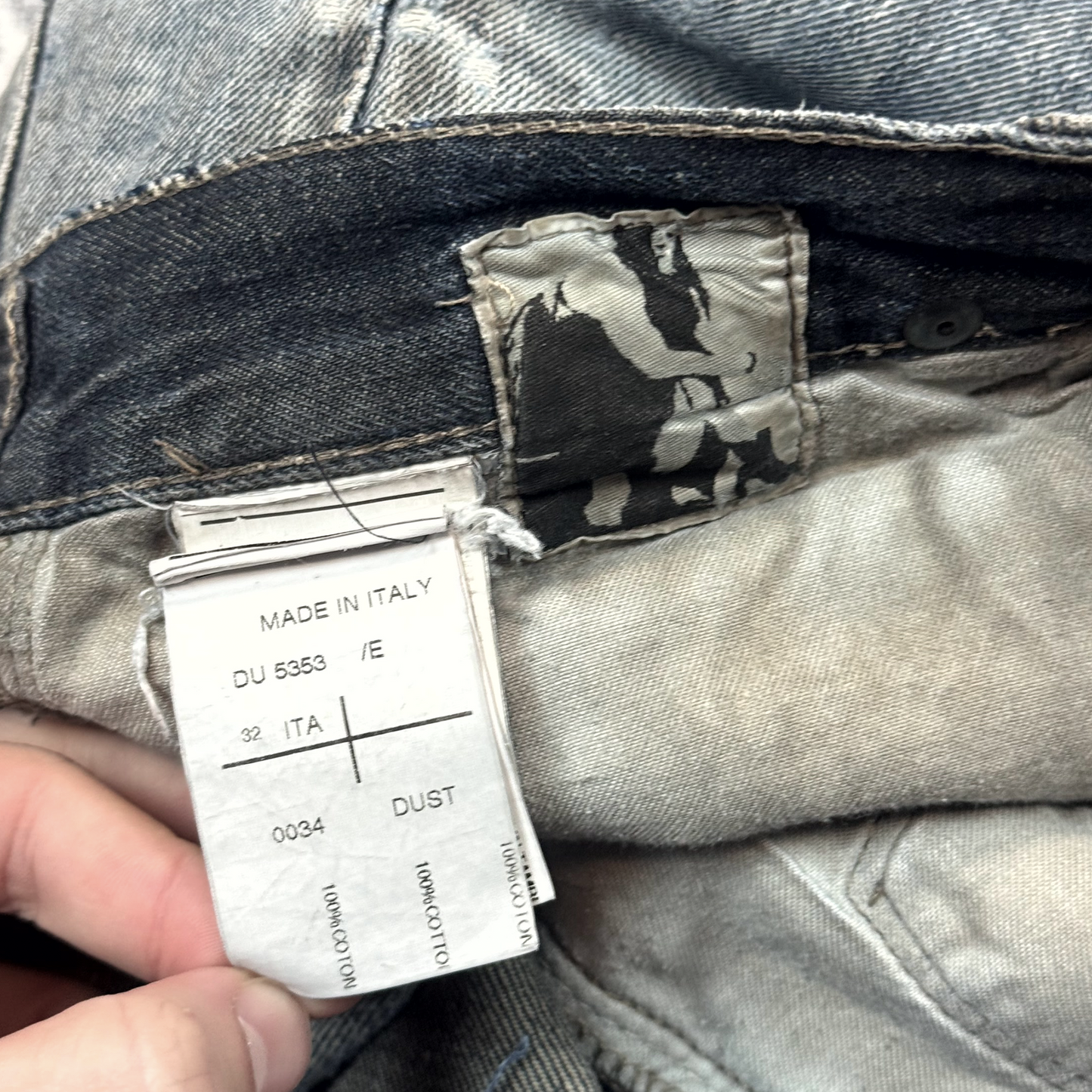 FW11 Rick Owens Dust Denim