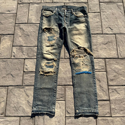 SS10 Undercover Blue Yarn 68 Denim