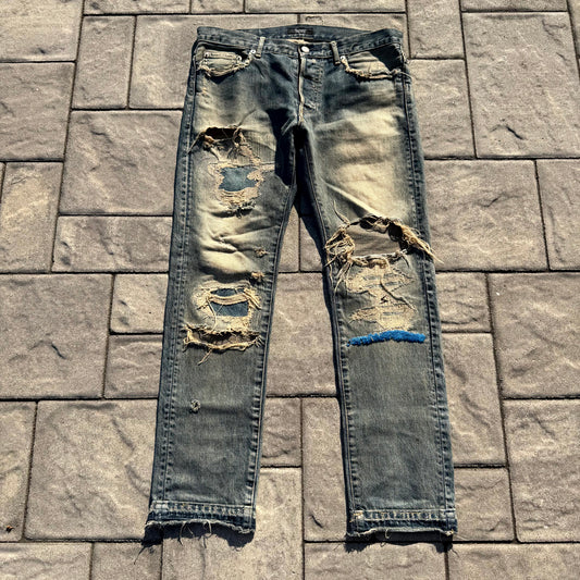 SS10 Undercover Blue Yarn 68 Denim