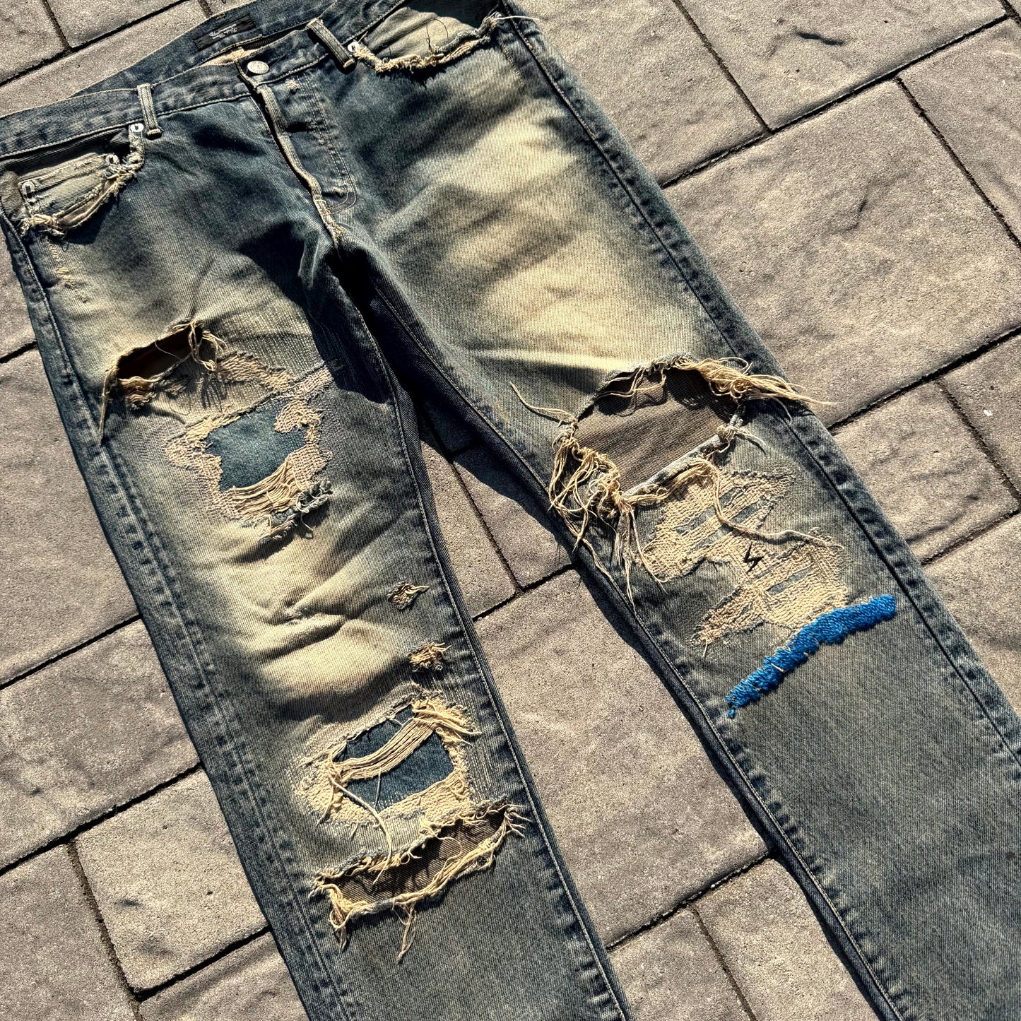 SS10 Undercover Blue Yarn 68 Denim