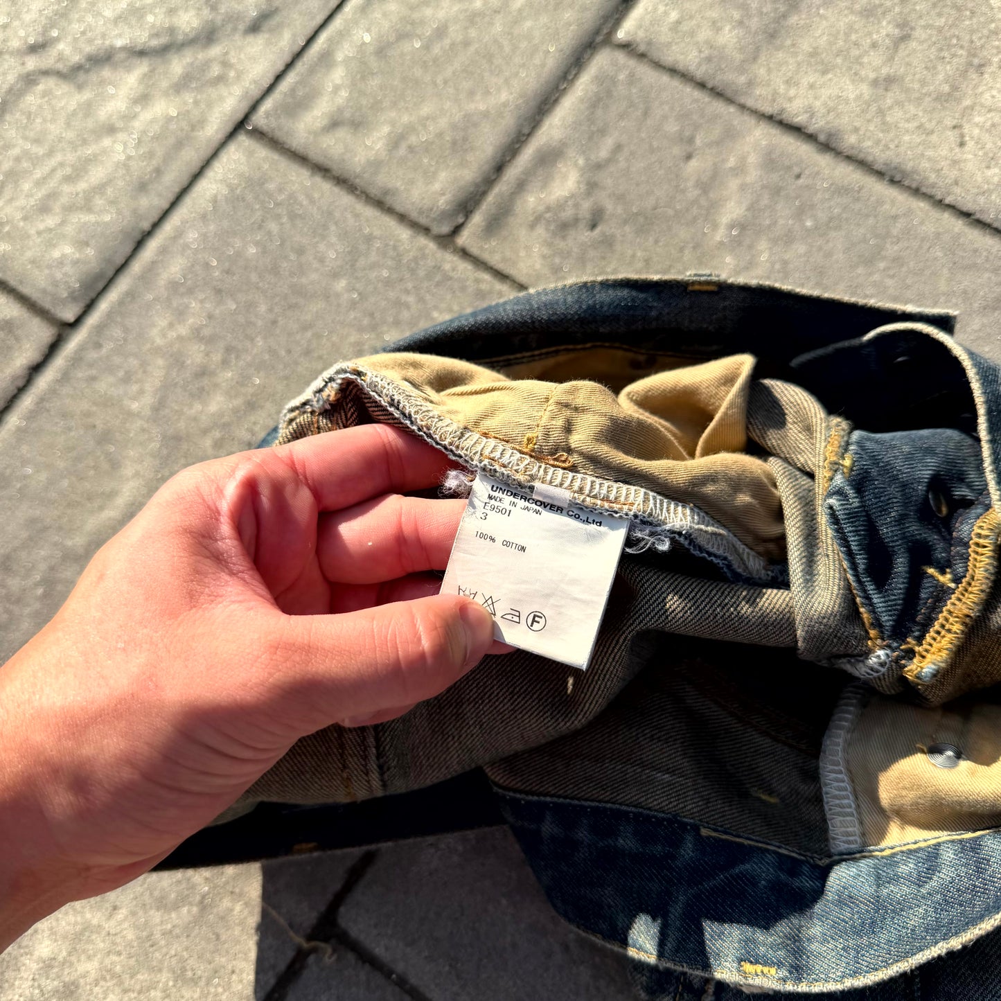SS10 Undercover Blue Yarn 68 Denim