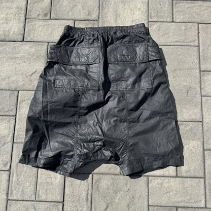 SS15 Rick Owens Waxed Creatch Shorts