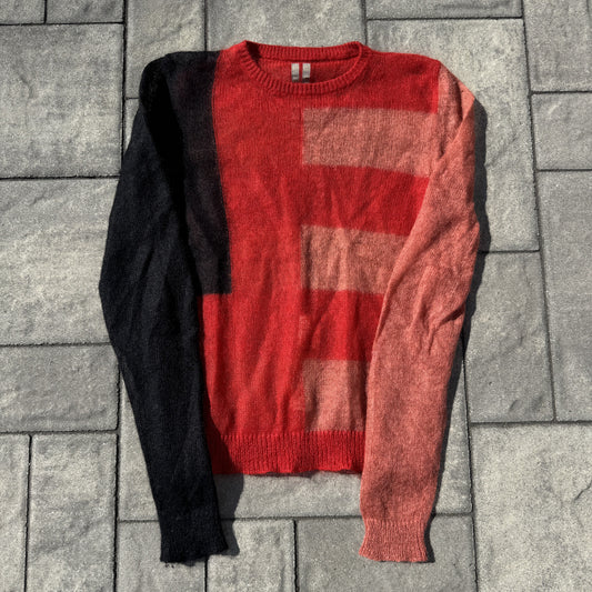 FW19 Rick Owens Red Knit Top