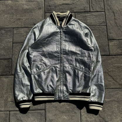 FW13 Saint Laurent Paris Silver Jacket