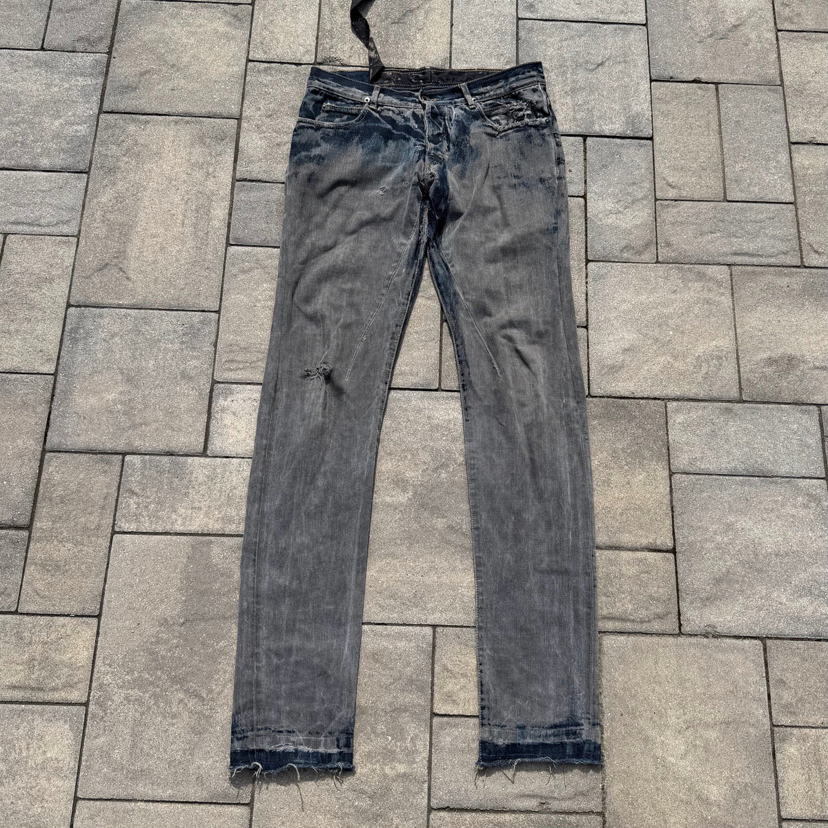 FW12 Rick Owens Hogwash Detroit Cut Denim