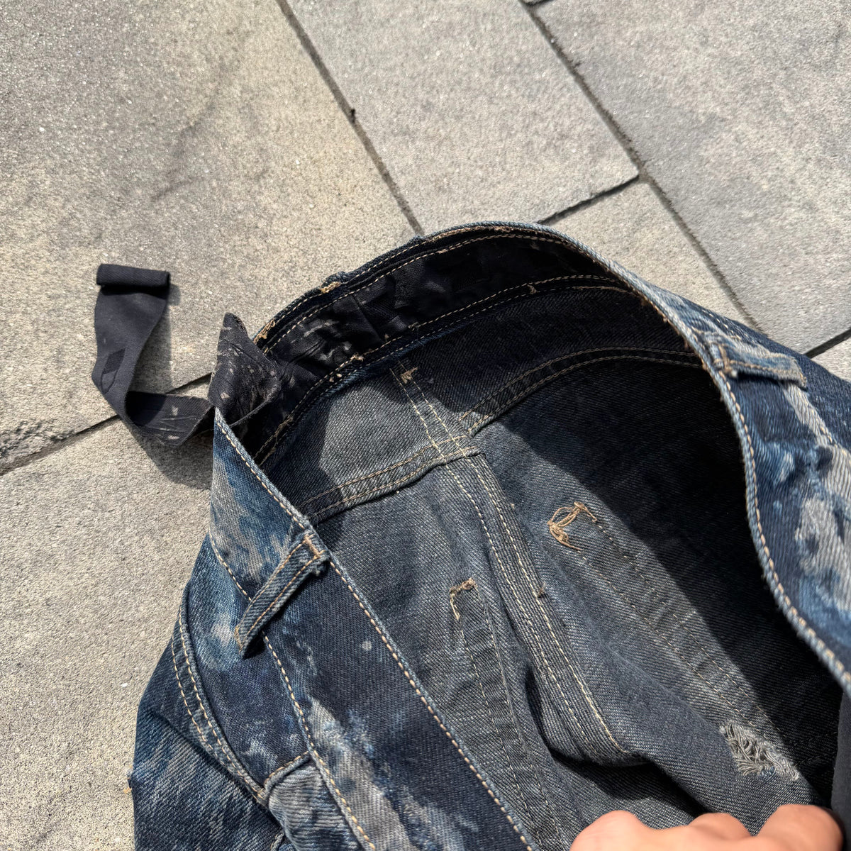 FW12 Rick Owens Hogwash Detroit Cut Denim