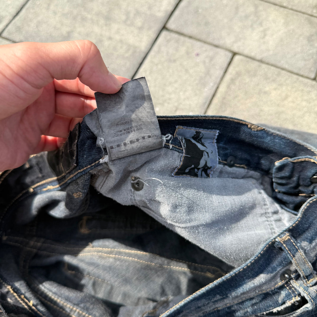 FW12 Rick Owens Hogwash Detroit Cut Denim