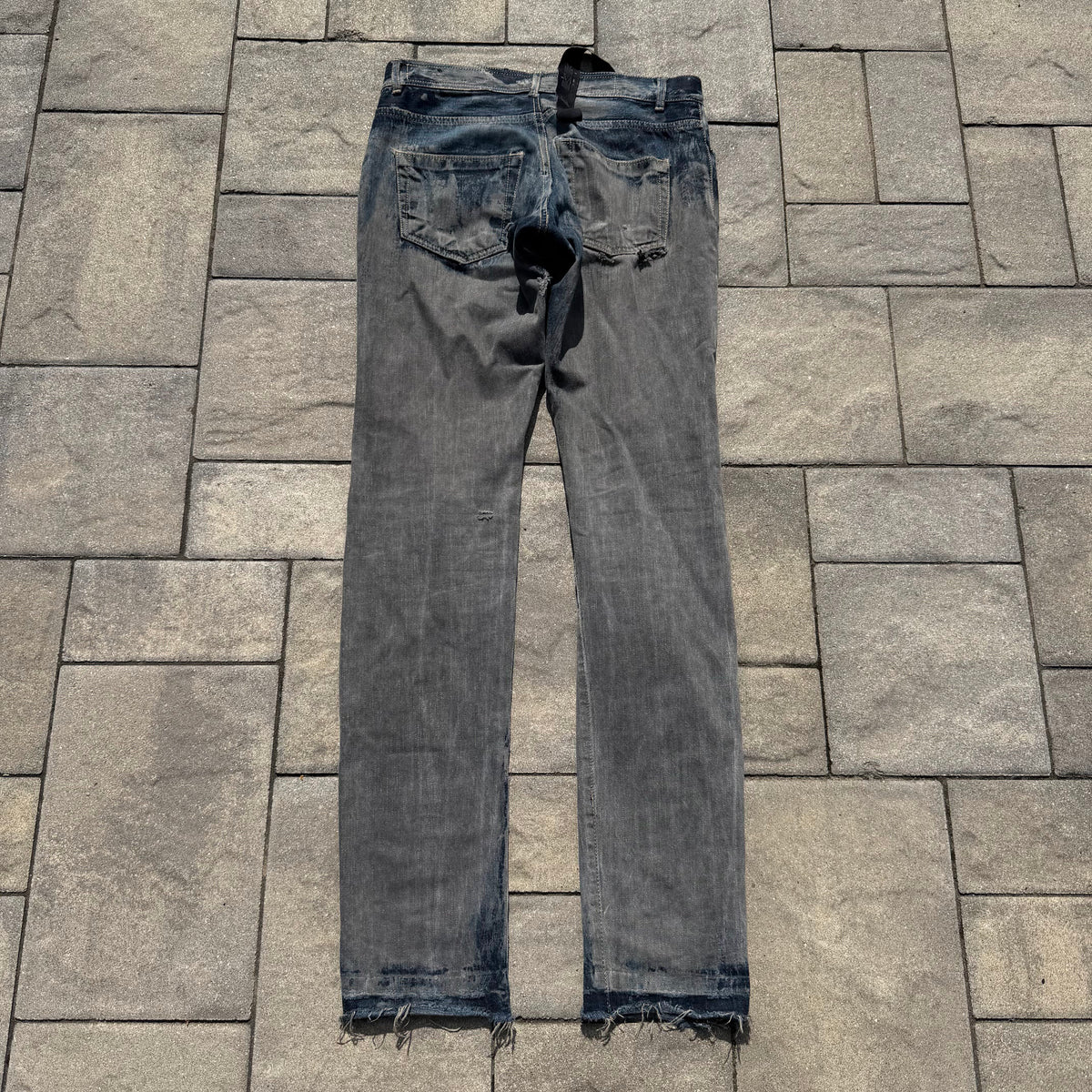 FW12 Rick Owens Hogwash Detroit Cut Denim