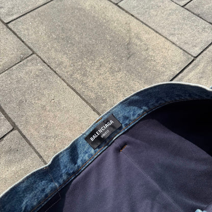 2021 Balenciaga Distressed Denim