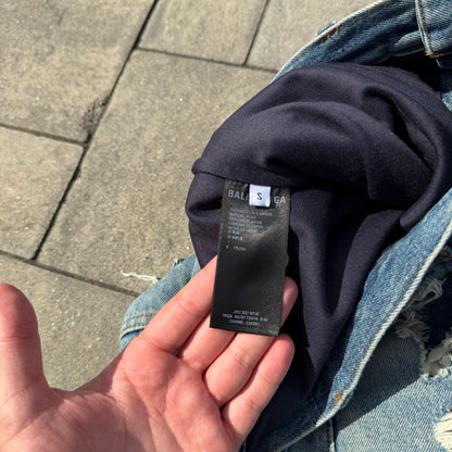 2021 Balenciaga Distressed Denim