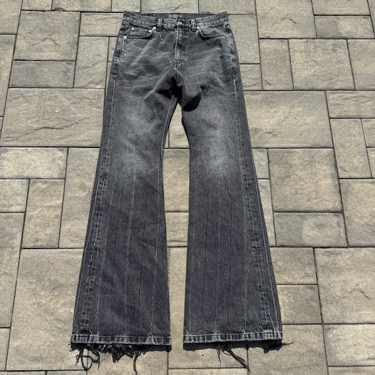 FW22 Balenciaga Lost Tape Flared Denim
