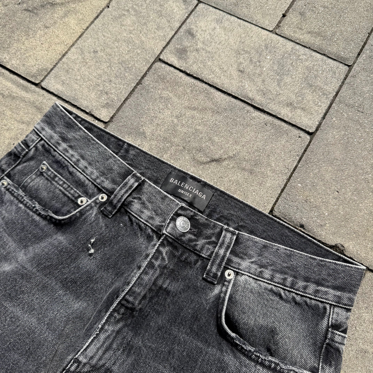 FW22 Balenciaga Lost Tape Flared Denim