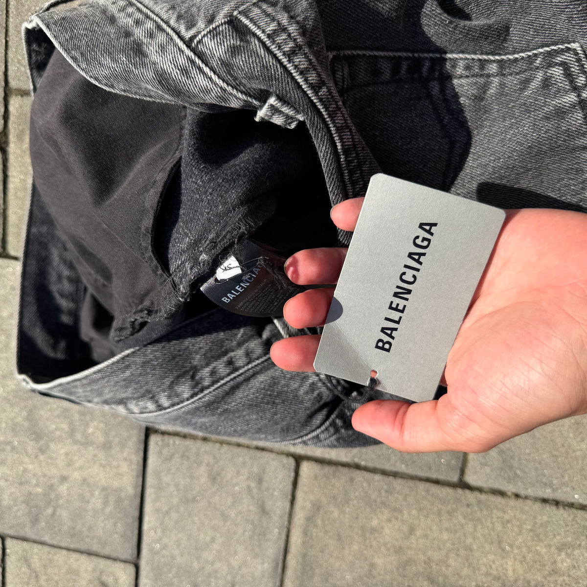 FW22 Balenciaga Lost Tape Flared Denim