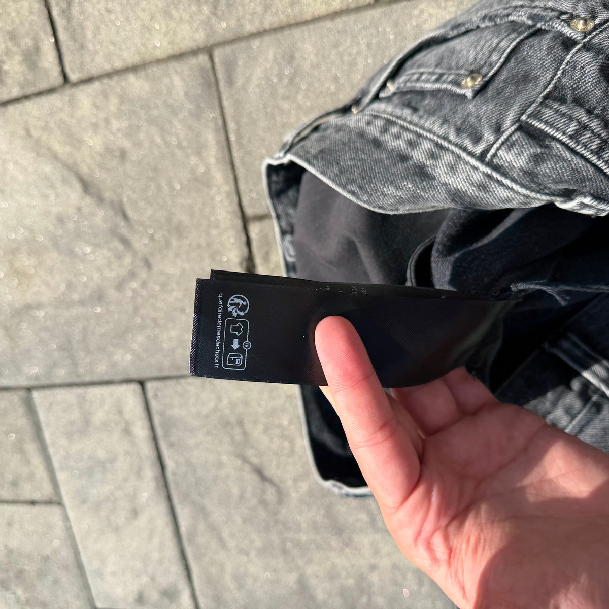 FW22 Balenciaga Lost Tape Flared Denim