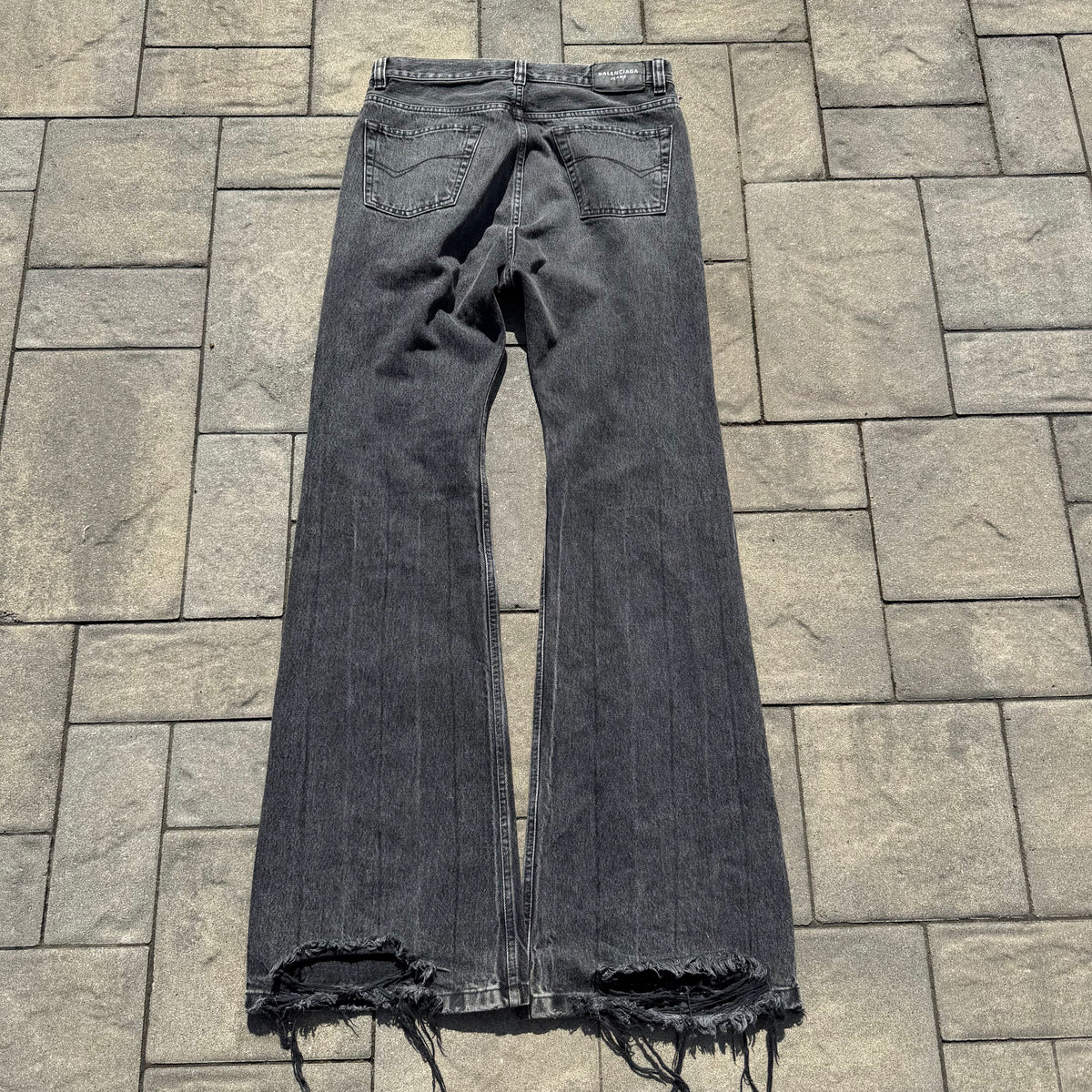 FW22 Balenciaga Lost Tape Flared Denim