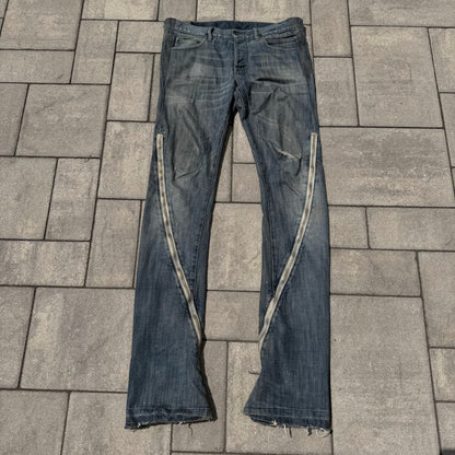 SS09 Rick Owens Eggwash Banana Cut Denim