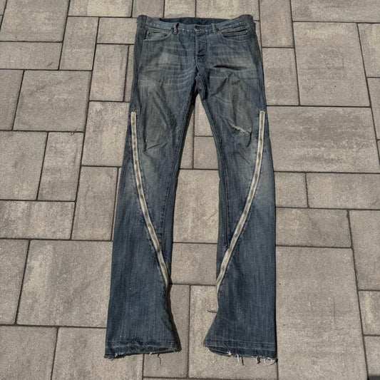 SS09 Rick Owens Eggwash Banana Cut Denim