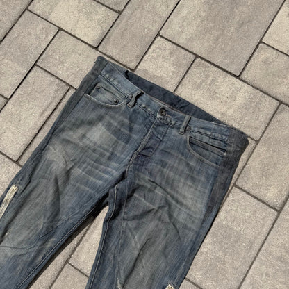 SS09 Rick Owens Eggwash Banana Cut Denim