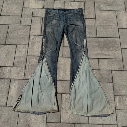 SS09 Rick Owens Eggwash Banana Cut Denim