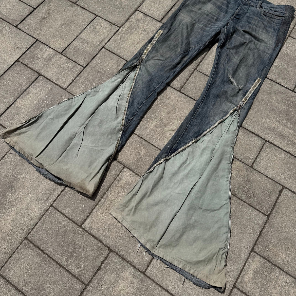 SS09 Rick Owens Eggwash Banana Cut Denim