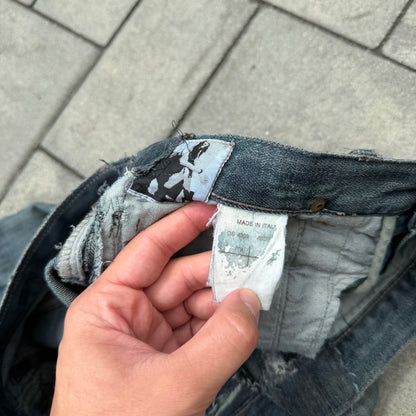 SS09 Rick Owens Eggwash Banana Cut Denim