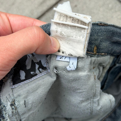 SS09 Rick Owens Eggwash Banana Cut Denim