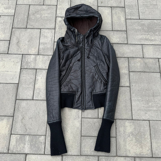 Le Grande Bleu Deer Leather Parka