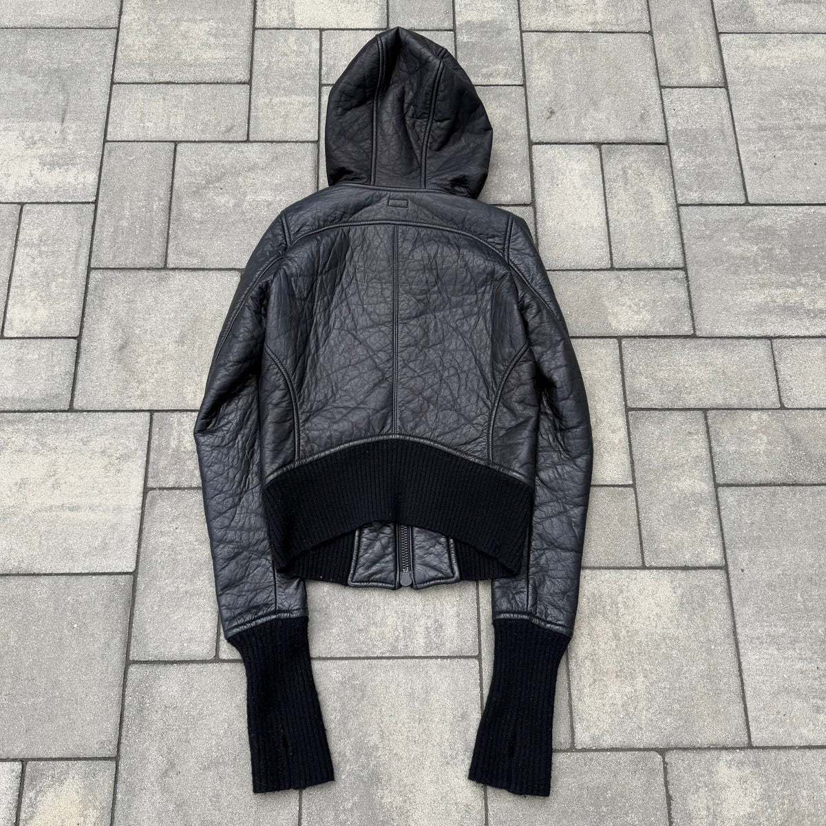 Le Grande Bleu Deer Leather Parka