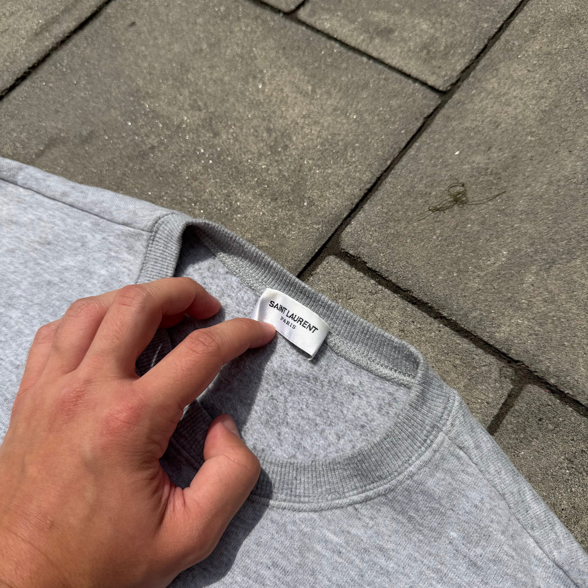 2018 Saint Laurent Paris Malibu Crewneck