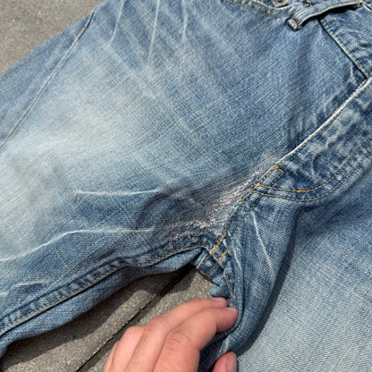 Le Grande Bleu Washed Blue Denim