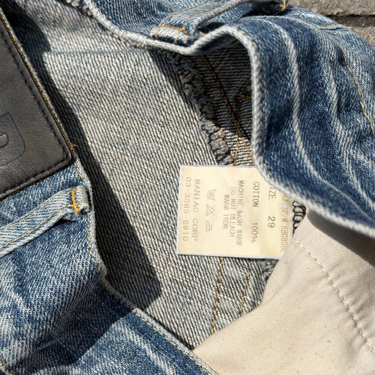 Le Grande Bleu Washed Blue Denim