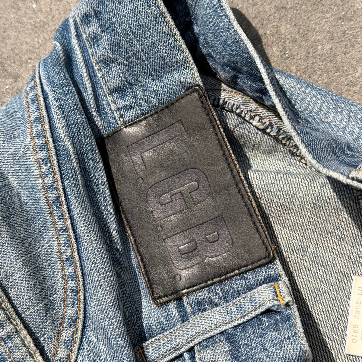 Le Grande Bleu Washed Blue Denim