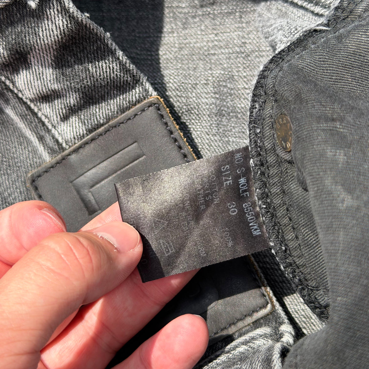 Le Grande Bleu Grey Wolf Cut Denim