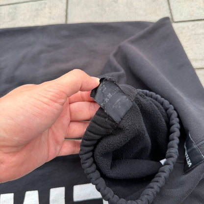 AW18 Vetements Black Spellout Sweatpants