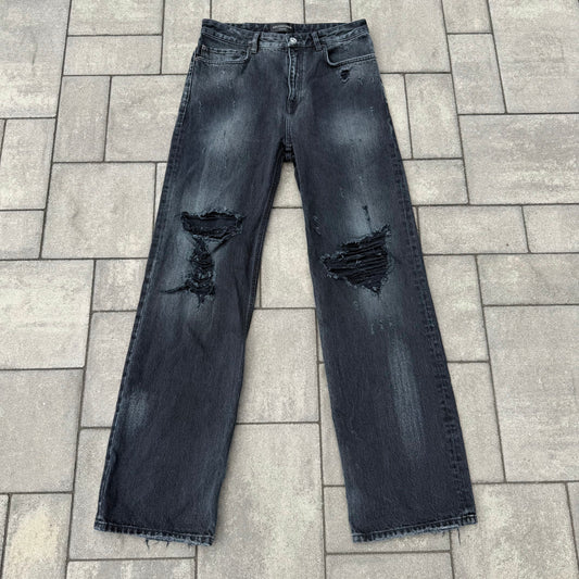 AW22 Balenciaga Distressed Denim