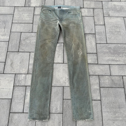 SS04 Dior Homme Dirty Clair Clawmark Denim