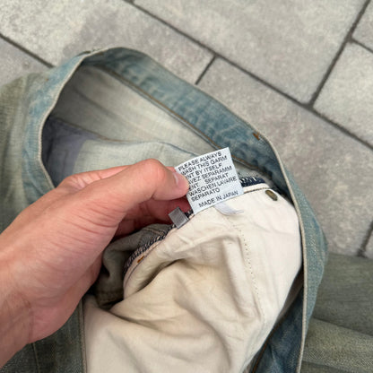 SS04 Dior Homme Dirty Clair Clawmark Denim