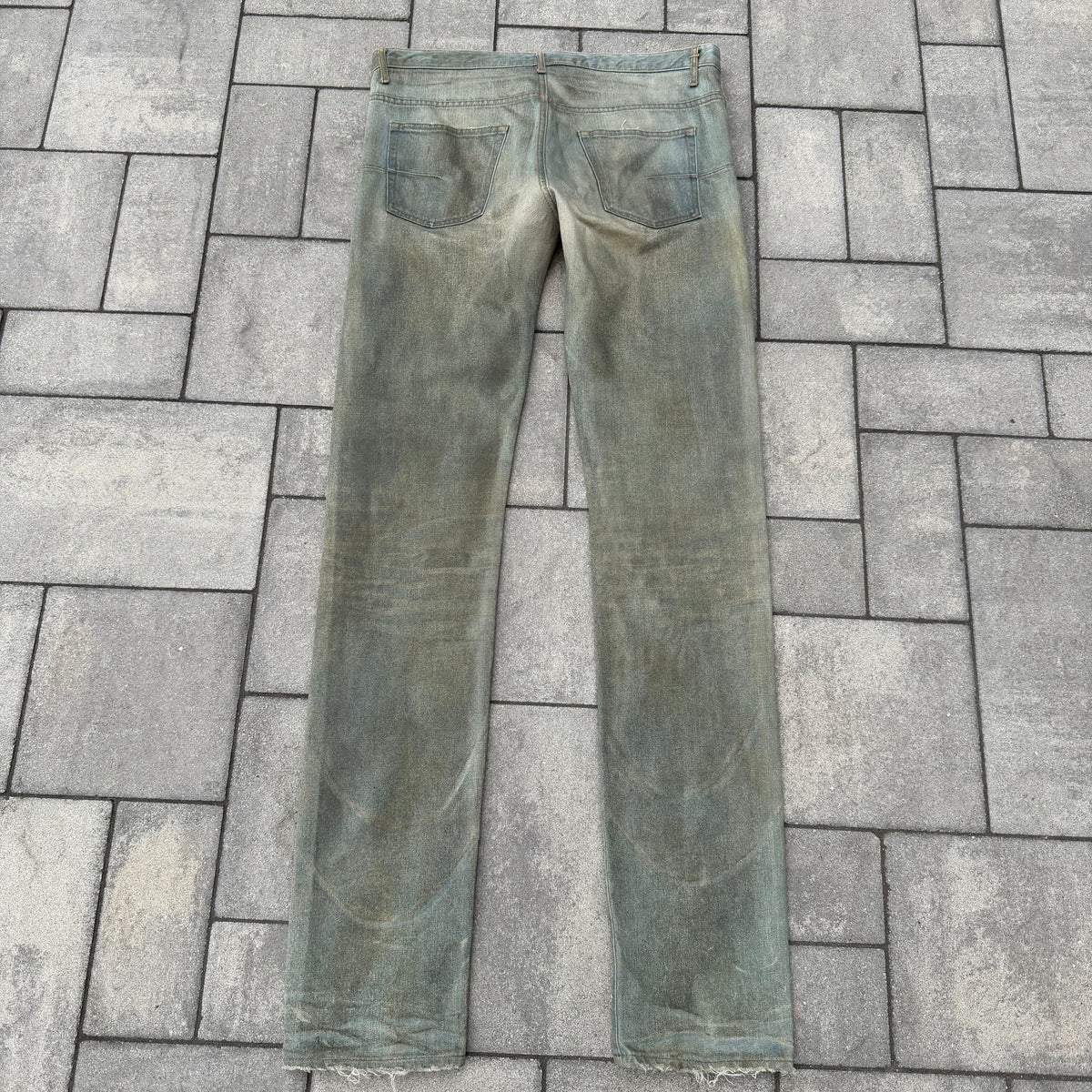 SS04 Dior Homme Dirty Clair Clawmark Denim