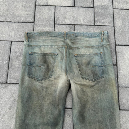 SS04 Dior Homme Dirty Clair Clawmark Denim